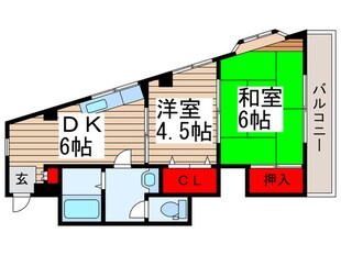 クレイルヴィラⅠの物件間取画像